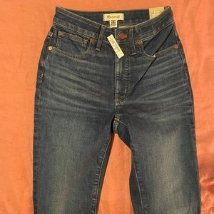 NWT Madewell Curvy high rise skinny jeans